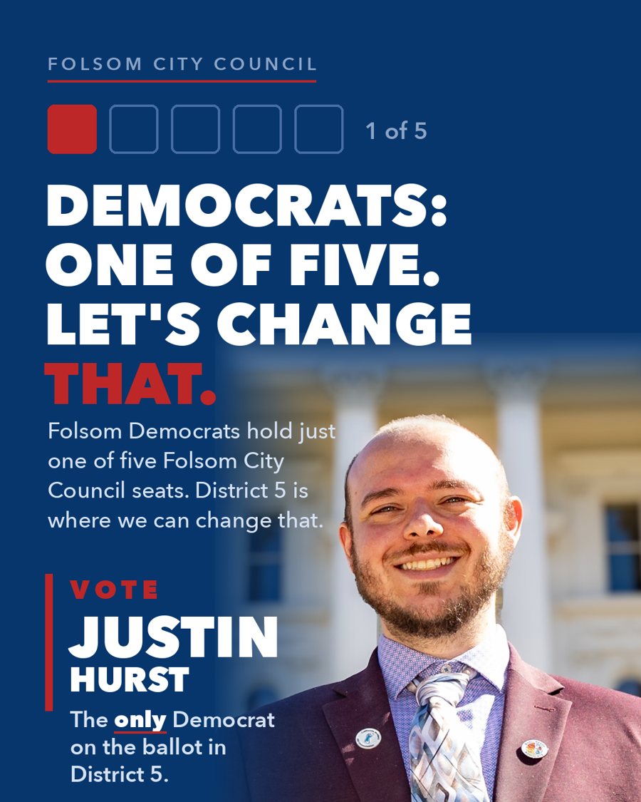 The only Democrat on the ballot in District 5